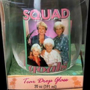 Golden Girls Tear Drop Glass